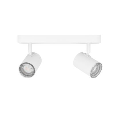 Eglo - Foco para baño 2xGU10/5W/230V IP44 blanco