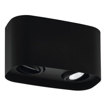 Eglo 31098 - Foco LED MENDOZA 2xLED/4,7W/230V 3000K negro