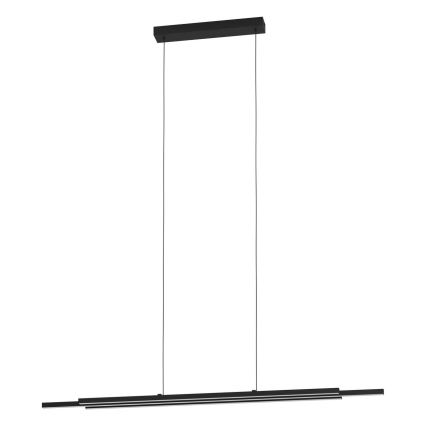 Eglo 31232 - Lámpara de araña LED en ristra CANNIGIONA LED/20,3W/230V negro