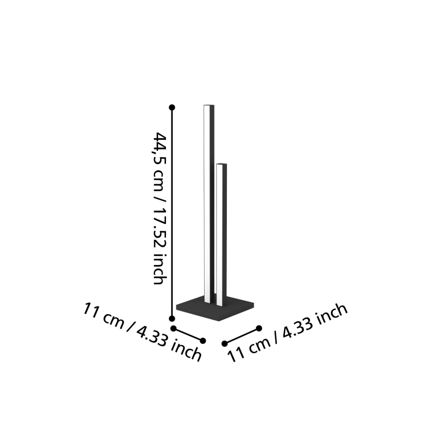 Eglo 31233 - Lámpara de pie LED CANNIGIONA LED/5,5W/230V