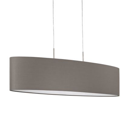 Eglo 31587 - Lámpara colgante con cable PASTERI 2xE27/60W/230V