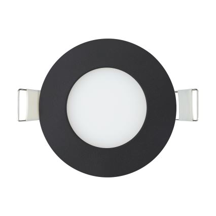 Eglo 31743 - Juego de 3 luminarias empotradas LED regulables para baño FUEVA-Z LED/2,8W/230V 2700-6500 IP44 negro diámetro 8,5 cm