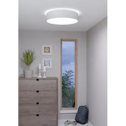 Eglo 31766 - LED RGBW Lámpara de techo regulable ROMAO-Z LED/35W/230V 2700-6500K Ø 57 cm blanca