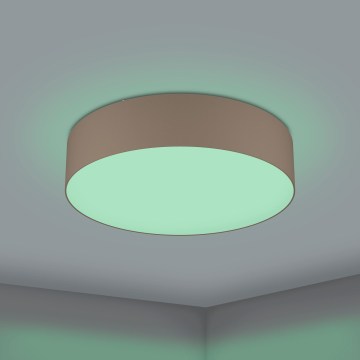 Eglo 31767 - Lámpara de techo LED RGBW regulable ROMAO-Z LED/35W/230V 2700-6500K diámetro 57 cm topo