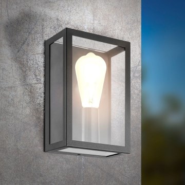 Eglo 31778 - aplique mural exterior LED RGBW regulable ALAMONTE-Z LED/4,9W/230V 3000K IP44 negro