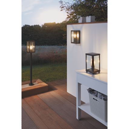 Eglo 31778 - aplique mural exterior LED RGBW regulable ALAMONTE-Z LED/4,9W/230V 3000K IP44 negro