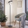Eglo 32327 - Lámpara de pie regulable LED RGBW MARGHERA-C LED/15,5W/230V 2700-6500K negra