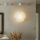 Eglo 32601 - Lámpara de techo LED SALOME LED/11W/230V, diámetro 30 cm, acabado dorado con cristal alabastrino
