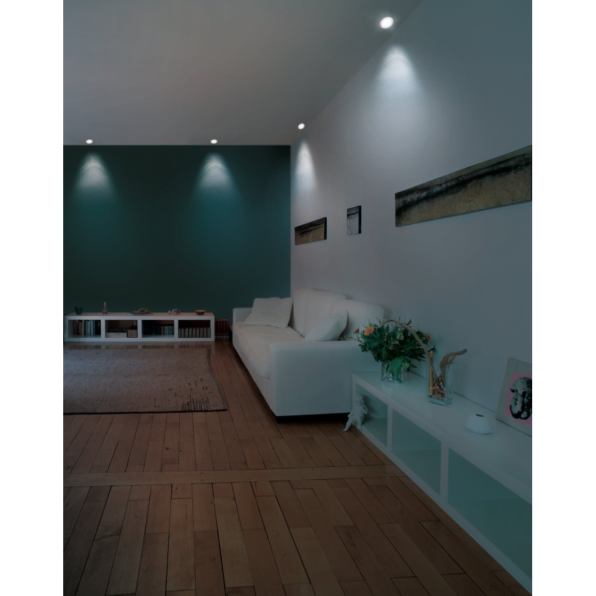 Eglo - Luminaria empotrada LED RGB regulable FUEVA-C LED/5,4W/230V diám. 12 cm