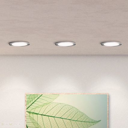 Eglo - Luminaria empotrable LED RGB regulable FUEVA-C LED/10,5W/230V diámetro de 17 cm