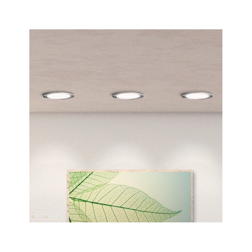 Eglo - Luminaria empotrable LED RGB regulable FUEVA-C LED/10,5W/230V diámetro de 17 cm