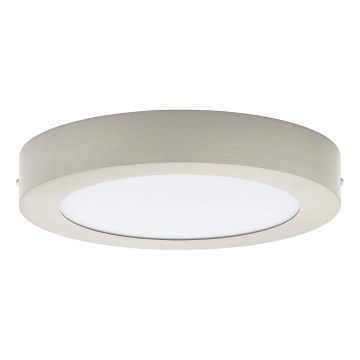Eglo 32817 - Lámpara de techo LED regulable FUEVA LED/21W/230V 3000-6500K diámetro 30 cm cromo mate + mando a distancia