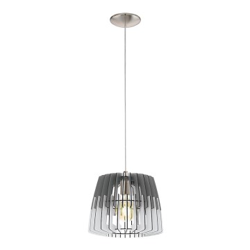 Eglo 32824 - Lámpara colgante ARTANA 1xE27/60W/230V gris 300mm