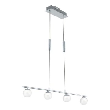 Eglo 32868 - Lámpara colgante LED con cable BORRIOL 4xLED/4,5W/230V