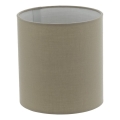 Eglo 32913 - Pantalla universal TUNJA para portalámparas E27, Ø 15 cm, color taupe