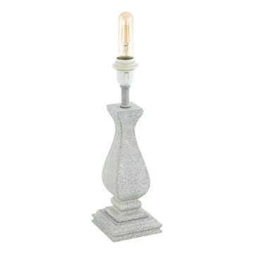 Eglo 33051 - Base para lámpara 1xE27/60W/230V gris