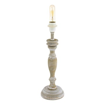 Eglo 33053 - Base para lámpara 1xE27/60W/230V gris/pátina