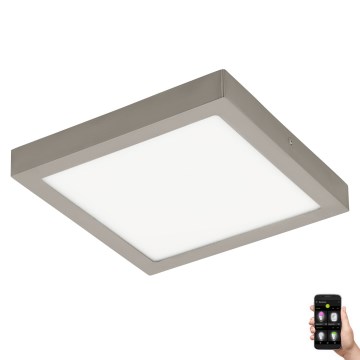 Eglo 33211 - Plafón LED RGBW regulable FUEVA LED/24W/230V 30x30 cm