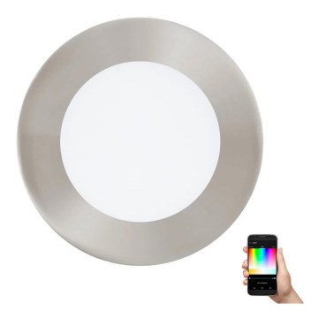 Eglo 33214 - Downlight empotrable LED RGBW regulable FUEVA-C LED/5,4W/230V, diámetro 12 cm