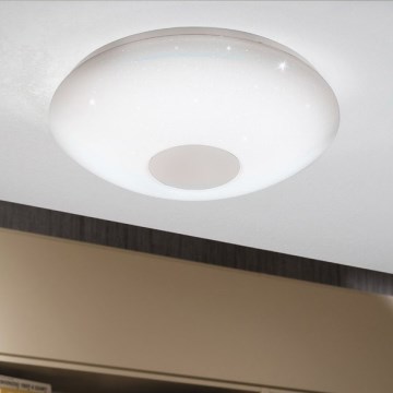 Eglo 33218 - Lámpara de techo LED RGBW regulable VOLTAGO-C LED/17W/230V 2700-6500K diámetro 38 cm