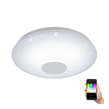 Eglo 33218 - Lámpara de techo LED RGBW regulable VOLTAGO-C LED/17W/230V 2700-6500K diámetro 38 cm
