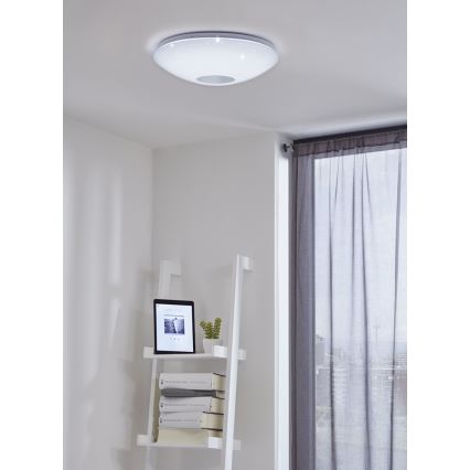 Eglo 33218 - Lámpara de techo LED RGBW regulable VOLTAGO-C LED/17W/230V 2700-6500K diámetro 38 cm