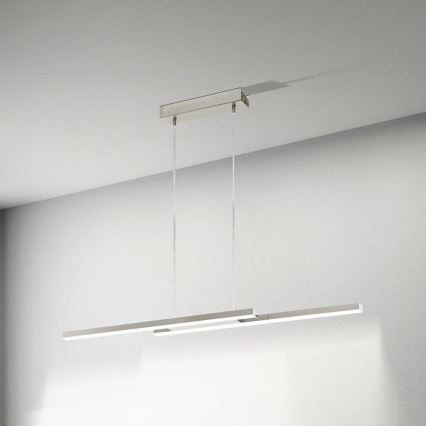 Eglo 33232 - Lámpara colgante LED RGBW regulable con cable FRAIOLI-C LED/34W/230V cromo mate