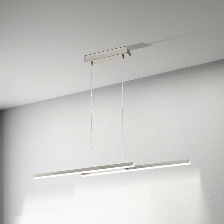 Eglo 33232 - Lámpara colgante LED RGBW regulable con cable FRAIOLI-C LED/34W/230V cromo mate
