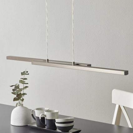 Eglo 33232 - Lámpara colgante LED RGBW regulable con cable FRAIOLI-C LED/34W/230V cromo mate