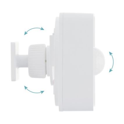Eglo 33236 - Sensor exterior de movimiento y crepúsculo CONNECT SENSOR 3xAA 12 m blanco IP44