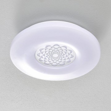 Eglo 33248 - Lámpara de techo LED RGBW regulable CAPASSO-C LED/17W/230V 2700–6500 K, Ø 34 cm