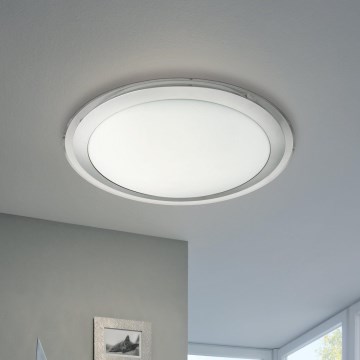 Eglo 33255 - Plafón de techo LED regulable RGBW COMPETA-C LED/17W/230V 2700-6500K Ø 43 cm