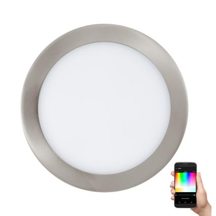 Eglo 33317 - Luminaria empotrable LED RGBW regulable FUEVA-C LED/15,6W/230V 2700-6500K Ø 22,5 cm