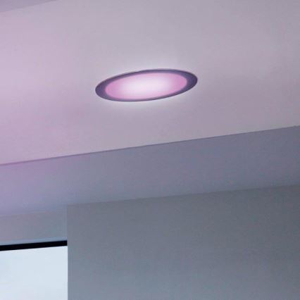 Eglo 33317 - Luminaria empotrable LED RGBW regulable FUEVA-C LED/15,6W/230V 2700-6500K Ø 22,5 cm
