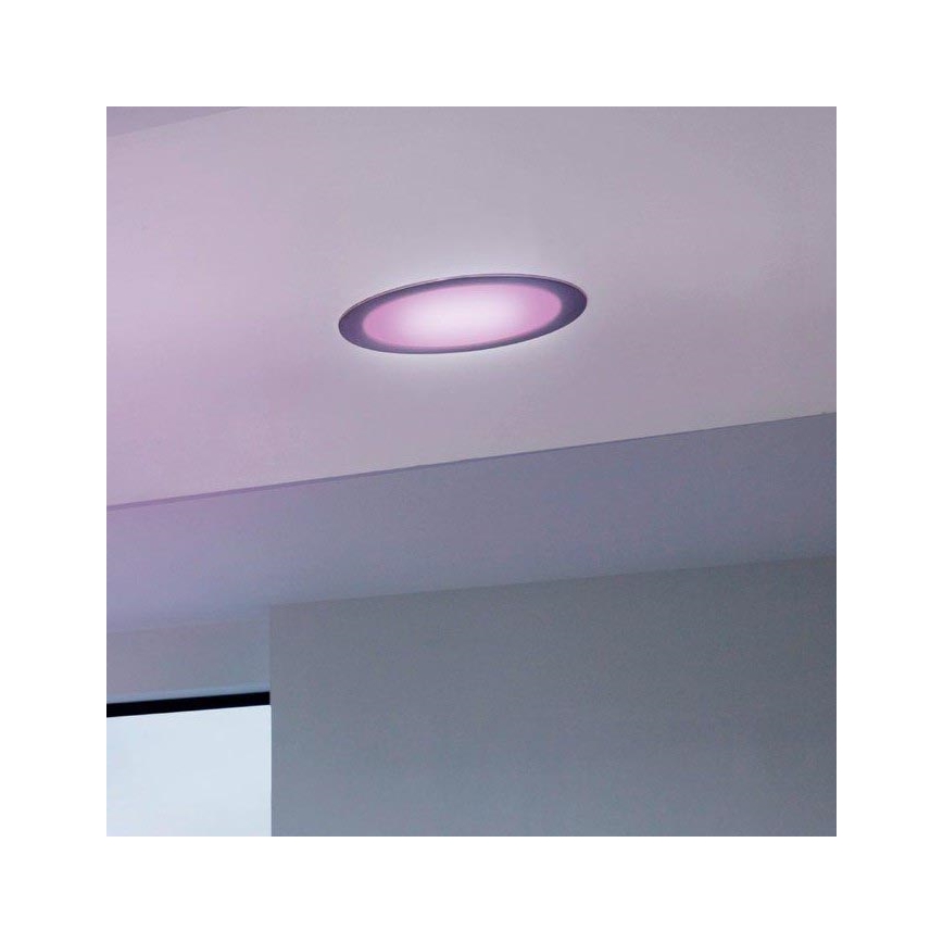 Eglo 33317 - Luminaria empotrable LED RGBW regulable FUEVA-C LED/15,6W/230V 2700-6500K Ø 22,5 cm