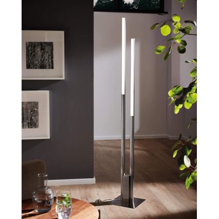 Eglo 33323 - Lámpara de pie regulable LED RGBW FRAIOLI-C LED/34W/230V 2700-6500K cromo mate