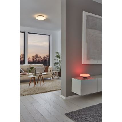 Eglo 33324 - Lámpara de mesa regulable LED RGBW FRATTINA-C LED/18W/230V cromo mate
