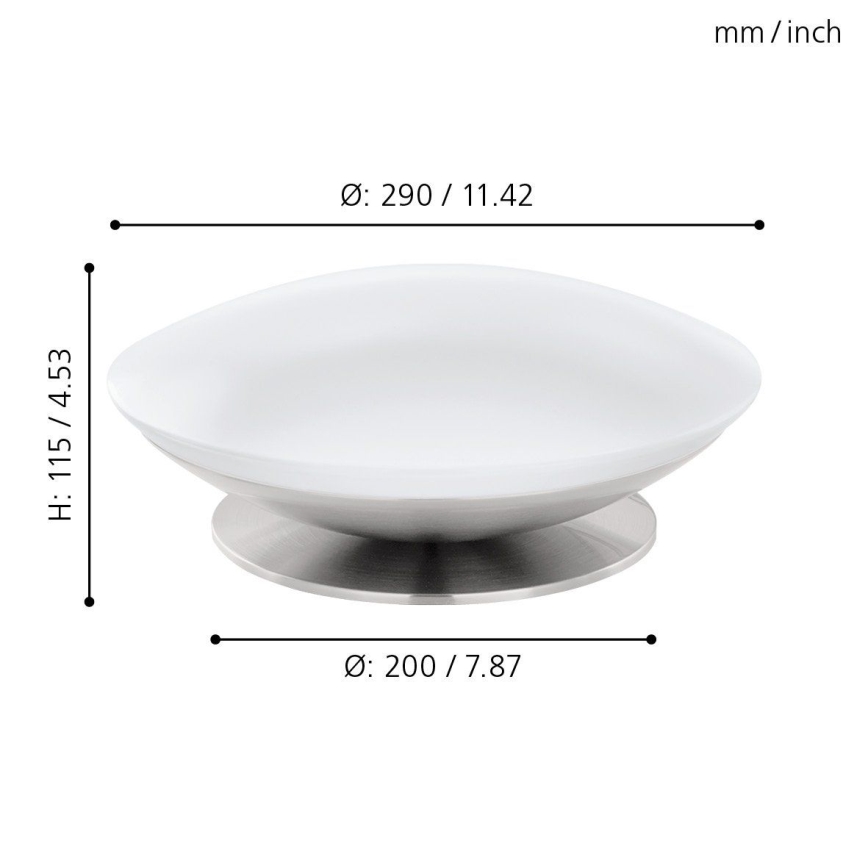 Eglo 33324 - Lámpara de mesa regulable LED RGBW FRATTINA-C LED/18W/230V cromo mate