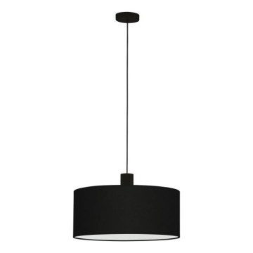 Eglo 33355 - Lámpara colgante con cable AMANI 1xE27/60W/230V Ø 53 cm negra
