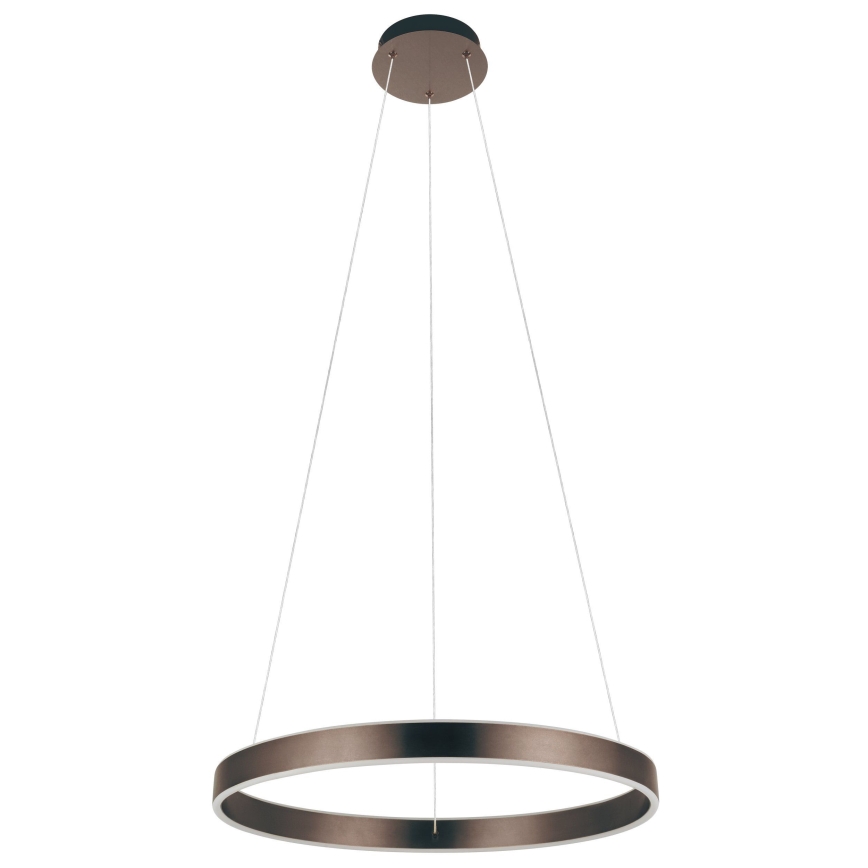 Eglo 33483 - Lámpara colgante LED ALCAZABA con cable 2xLED/18W/230V 3000K Ø 55 cm bronce