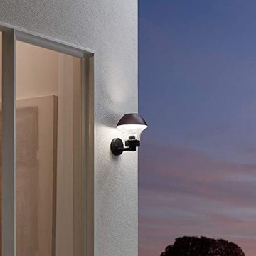 Eglo 33567 - Aplique exterior LED regulable VERLUCCA-C 1xE27/9W/230V IP44