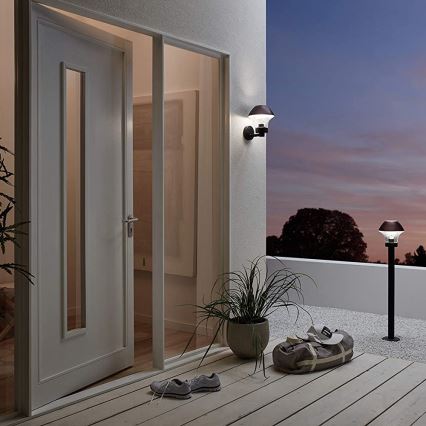 Eglo 33568 - Lámpara exterior LED regulable VERLUCCA-C 1xE27/9W/230V IP44