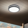 Eglo 33571 - Luminaria de techo para baño LED regulable LOCANA-C LED/14W/230V IP44 antracita