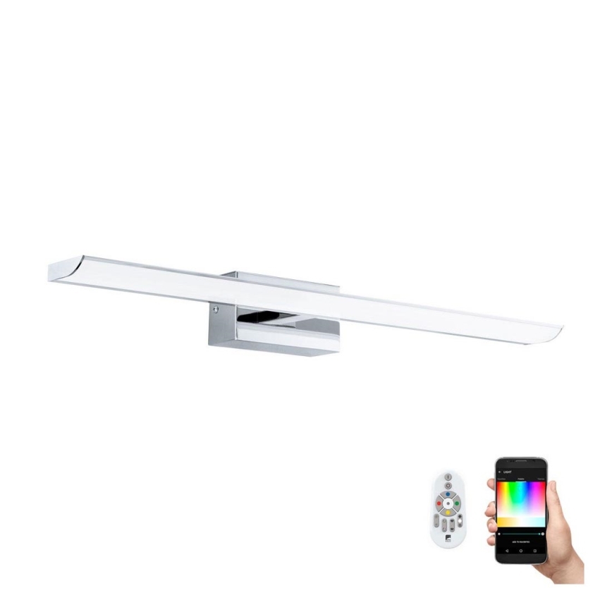 Eglo 33767 - LED RGBW Iluminación de baño TABIANO-C LED/15,6W/230V 60,5cm IP44 + control remoto