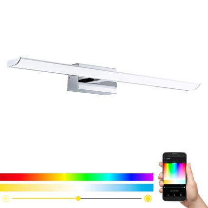 Eglo 33767 - LED RGBW Iluminación de baño TABIANO-C LED/15,6W/230V 60,5cm IP44 + control remoto