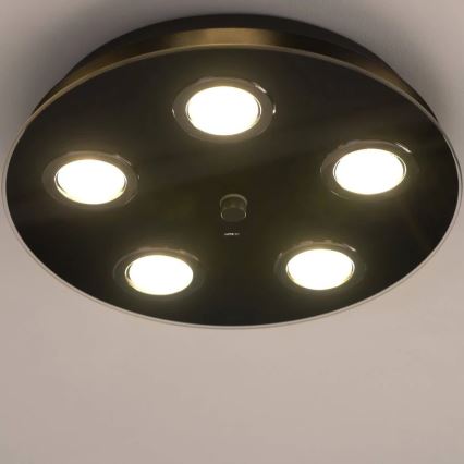 Eglo 33805 - Lámpara de techo LED GRATTINO 5xGU10/2,8W/230V