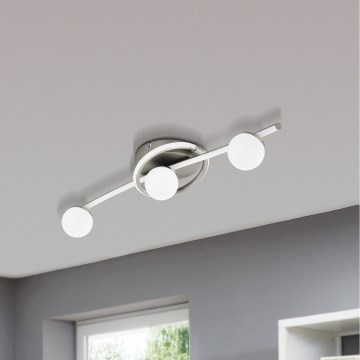 Eglo 34024 - Lámpara de techo LED AQUINO 3xLED/3,5W/230V + LED/4,5W + LED/7W