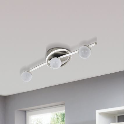 Eglo 34024 - Lámpara de techo LED AQUINO 3xLED/3,5W/230V + LED/4,5W + LED/7W