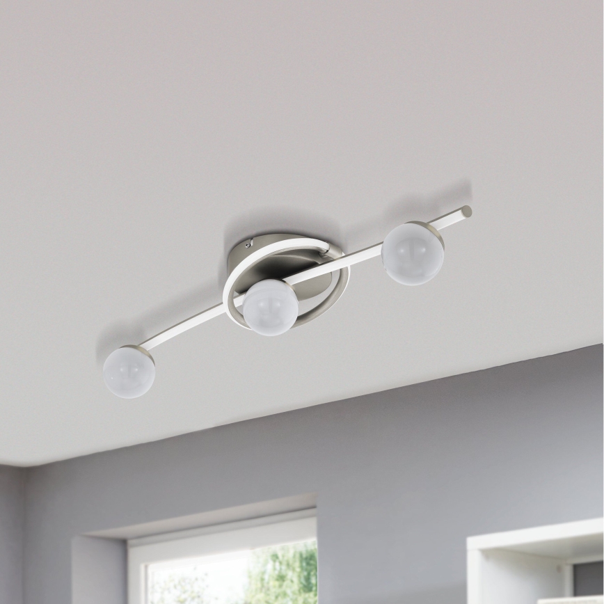 Eglo 34024 - Lámpara de techo LED AQUINO 3xLED/3,5W/230V + LED/4,5W + LED/7W