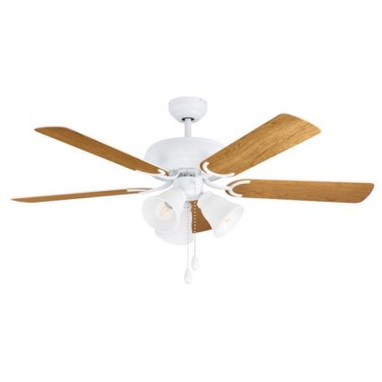 Eglo 35076 - Ventilador de techo LAS PALMAS 3xE27/40W/230V marrón